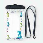 Mobile Phone Waterproof Bag Touch Screen Swimming and Diving Case(Skateboard Dinosaur) - 1