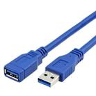 USB 3.0 Male To Female Computer Mouse Keyboard USB Extension Cable, Size: 1.5m(Blue) - 1
