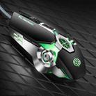 K-Snake Q7 Game Wired 7 Color Illuminated USB 4000 DPI Mechanical Mouse(Scrub Black) - 1