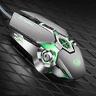 K-Snake Q7 Game Wired 7 Color Illuminated USB 4000 DPI Mechanical Mouse(Silver Gray) - 1