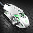 K-Snake Q7 Game Wired 7 Color Illuminated USB 4000 DPI Mechanical Mouse(White) - 1