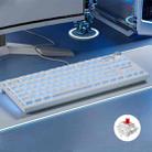 LANGTU LT84 Mechanical Luminous Keyboard, Style: Wired Single-mode Red Shaft (White) - 1