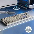 LANGTU LT84 Mechanical Luminous Keyboard, Style: Wired Single-mode Silver Gray Shaft (Dawn) - 1