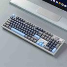 LANGTU LT104 Mechanical Keyboard Backlight Display Flexible DIY Keyboard, Style: Wireless Tri-mode RGB (Iron Gray) - 1