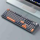LANGTU LT104 Mechanical Keyboard Backlight Display Flexible DIY Keyboard, Style: Wireless Tri-mode RGB (Deep Gray) - 1