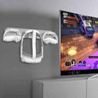 For Meta Quest Pro/Pico 4 VR Acrylic Wall Mount Holder Handle Hanger(Transparent) - 4