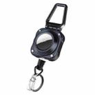 For AirTag Location Tracker Retractable Badge Reel Carabiner Protective Case - 1