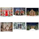 2.1 x 1.5m Holiday Party Photography Backdrop Christmas Decoration Hanging Cloth, Style: SD-780 - 2