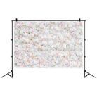 2.1 X 1.5m Festive Photography Backdrop 3D Wedding Flower Wall Hanging Cloth, Style: C-1889 - 1