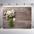 1.25x0.8m Wood Grain Flower Branch Props 3D Simulation Photography Background Cloth, Style: C-2283 - 1