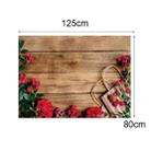 1.25x0.8m Wood Grain Flower Branch Props 3D Simulation Photography Background Cloth, Style: C-2319 - 3