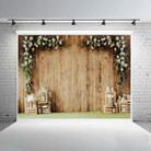 1.25x0.8m Wood Grain Flower Branch Props 3D Simulation Photography Background Cloth, Style: C-1596 - 1