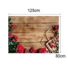 1.25x0.8m Wood Grain Flower Branch Props 3D Simulation Photography Background Cloth, Style: C-4034 - 3