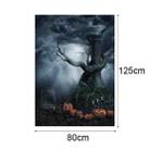 1.25x0.8m Holiday Party Photography Background Halloween Decoration Hanging Cloth, Style: C-1254 - 3