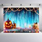1.25x0.8m Holiday Party Photography Background Halloween Decoration Hanging Cloth, Style: WS-155 - 1
