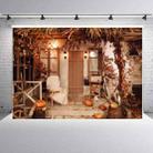 1.25x0.8m Holiday Party Photography Background Halloween Decoration Hanging Cloth, Style: WS-178 - 1