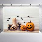 1.25x0.8m Holiday Party Photography Background Halloween Decoration Hanging Cloth, Style: WS-204 - 1