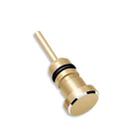 3.5mm Universal Metal Dust Plug Headset Plug Card Needle(Gold) - 1