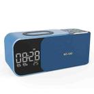 WD-500 Multifunctional Wireless Charging Bluetooth Speaker Clock With Night Light(Quiet Blue) - 1