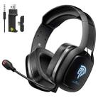 EasySMX C06W Bluetooth+2.4G+Wired 3 Mold Wireless Game Headset(Black) - 1