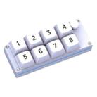 MKESPN Shortcut Macro Defined Wired Samll Keypad Single Handed Gaming Keyboard(White) - 1