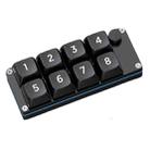 MKESPN Shortcut Macro Defined Wired Samll Keypad Single Handed Gaming Keyboard(Black) - 1