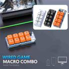 MKESPN Shortcut Macro Defined Wired Samll Keypad Single Handed Gaming Keyboard(Black) - 9