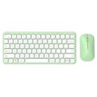B087 2.4G Portable 78 Keys Dual Mode Wireless Bluetooth Keyboard And Mouse, Style: Keyboard Mouse Set Green - 1