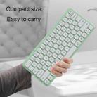 B087 2.4G Portable 78 Keys Dual Mode Wireless Bluetooth Keyboard And Mouse, Style: Keyboard Mouse Set Green - 3