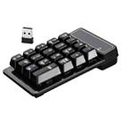 K3 19 Key 2.4G Wireless Mini Digital Keyboard Suspension Machinery Keypad(Black) - 1