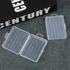 100pcs /Pack Luggage Shape Packaging Box PVC Transparent Package Box For Watch Case Lens Film, Spec: 15 - 6