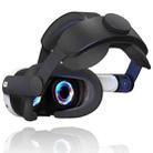 For Meta Quest 3 VR Adjustable Elite Headset Head Strap(Black) - 1