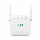 2.4G 300M Wi-Fi Amplifier Long Range WiFi Repeater Wireless Signal Booster EU Plug White  - 1