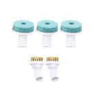 For Xiaomi Youpin Deerma DEM-ZQ610 Cleaning Machine Accessories Set(2 Copper Wire Brushes + 3 Cleaning Heads) - 1
