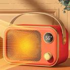 1200W Electric Heater Winter Hand Warmer with Screen Display,EU Plug(Orange) - 1