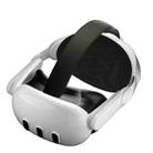 For Meta Quest 3 VR  iplay Head Strap Reduce Pressure Adjustable Headband(White) - 3