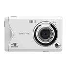 4K HD 3.0-Inch IPS Screen Autofocus HD Digital Camera(White) - 1