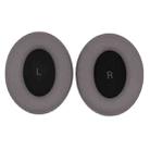 1pair For Sennheiser Momentum 4.0 Headphone Sponge Cover Leather Earmuffs(Grey) - 1