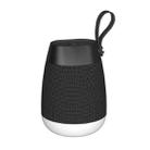 Bluetooth Wireless Fabric Speaker Cylindrical Waterproof Subwoofer With RGB Light(Black) - 1