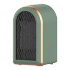 Small PTC Table Heater Household Portable Silent Air Heater, Style: US Plug(Green) - 1