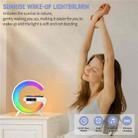 G63 4-In-1  G Shape Bluetooth Speaker With RGB Light Clock Sunrise Wake-Up Light - 6