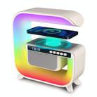 G3 5 In 1 Wireless Charger Bluetooth Speaker Clock With RGB LED Atmosphere Smart Light - 1