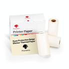 For Phomemo M02 / M02S / M02 Pro 3rolls /Pack 53mm 10 Years Eyes Protection Beige Sticker Thermal Paper - 1