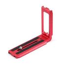 Universal Camera L Shape Bracket Quick Release Plate for Camera RSC2 / RS3 Stabilizers, Spec: L-450 Red - 1