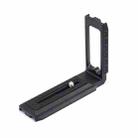 Universal Camera L Shape Bracket Quick Release Plate for Camera RSC2 / RS3 Stabilizers, Spec: L-440 Black - 1