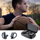 LED Power Digital Display Ear-mounted Sports Waterproof Wireless Bluetooth Earphones(Black) - 4