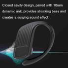 LED Digital Display Wireless Ear-Mounted Waterproof Bluetooth Earphone(Black) - 8