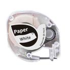 For Phomemo P12 / P12 Pro 12mm x 4m Consumables Label Ribbon, Style: Black Word On White Thermal Paper - 1