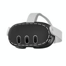 For Meta Quest 3 Helmet Protective Case Anti-scratch Sweat-Proof Shell VR Accessorie(Black) - 1