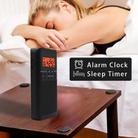 QL-218 Portable FM/AM Two-Band Alarm Clock Digital Display Radio, Style: US WB Version(Black) - 7